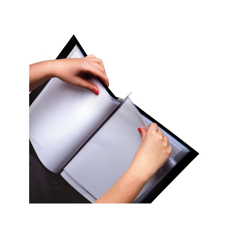 Rillstab Showmap Original A4, 100 hoezen, zwart